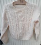 Ecru (gebroken wit)- kleurige trui van Shein maat S, Enlèvement ou Envoi, Taille 36 (S), Porté, Blanc