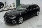Audi A4 40 TFSI break S-sportline S-tronic! Acc, Massage!, Auto's, Gebruikt, Zwart, 4 cilinders, 1984 cc