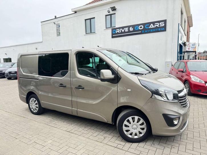 Opel Vivaro 1.6 CDTI BiTurbo Innovation Dubbel Cabine !, Auto's, Opel, Bedrijf, Te koop, Vivaro, ABS, Achteruitrijcamera, Airconditioning