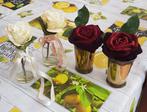 Roses décoration table, Comme neuf, Enlèvement ou Envoi