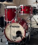 Sonor SQ2 18-12-14 maple red High gloss sparklw, Musique & Instruments, Batteries & Percussions, Enlèvement ou Envoi, Comme neuf