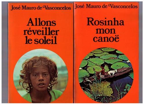 2 livres de José Mauro Vasconcelos - Editions Stock 1974/75, Livres, Romans, Utilisé, Envoi