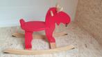 schommelpaard Ikea EKORRE Rocking-moose, red/rubberwood, Kinderen en Baby's, Gebruikt, Ophalen
