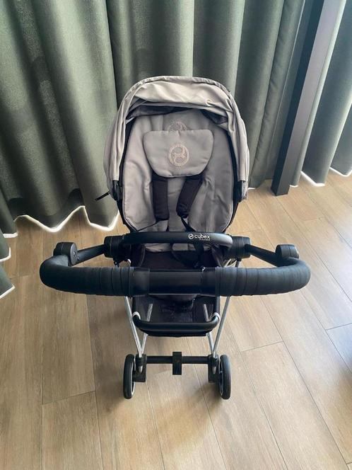 Cybex Platini Cloud Z i-size - donker blauw, Kinderen en Baby's, Buggy's, Gebruikt, Overige merken, Regenhoes, Verstelbare rugleuning