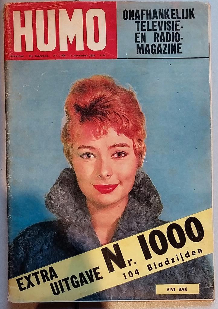 Humo nr 1000, Boeken, Tijdschriften en Kranten, Zo goed als nieuw, Muziek, Film of Tv, Ophalen of Verzenden