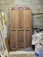 2 Merbau deuren, Doe-het-zelf en Bouw, Ophalen, 80 tot 100 cm, Binnendeur, Zo goed als nieuw