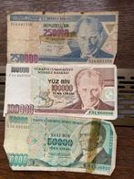 biljetten turks, Postzegels en Munten, Bankbiljetten | Europa | Niet-Eurobiljetten, Setje, Ophalen of Verzenden, Overige landen