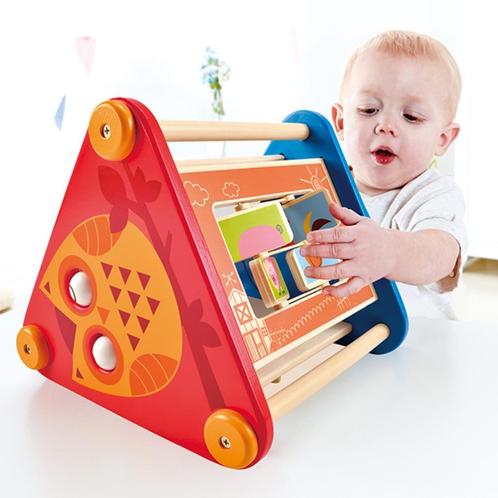 Draagbare houten activiteitenbox Hape speelgoed, Kinderen en Baby's, Kraamcadeaus en Geboorteborden, Nieuw, Kraamcadeau, Ophalen of Verzenden