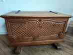 Coffre ancien en chêne, Maison & Meubles, Accessoires pour la Maison | Coffres, Enlèvement, Chêne