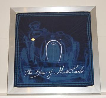 Zijden pochet Bugatti Type 35 The Blue of Monte Carlo beschikbaar voor biedingen