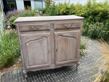 Buffet vintage en bois massif, Autres essences de bois, Avec tiroir(s), 100 à 150 cm, Enlèvement