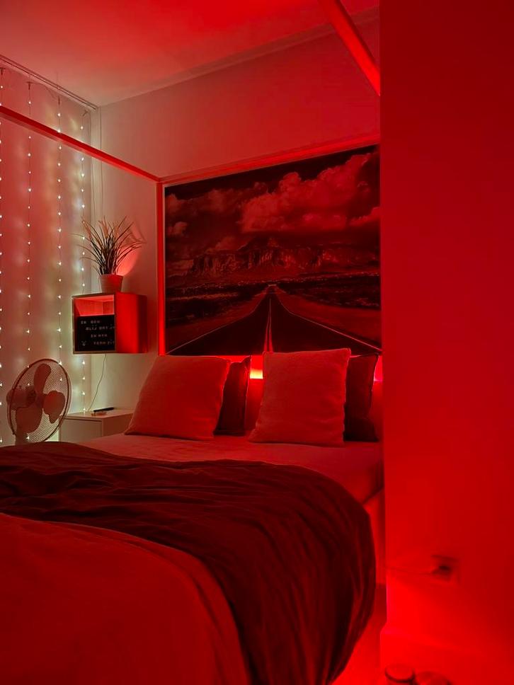 IKEA Edland bedframe Inclusief 2 lattenbodems, Huis en Inrichting, Slaapkamer | Bedden, Gebruikt, Twijfelaar, 140 cm, 200 cm, Hout