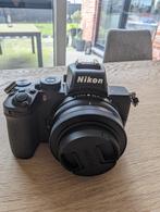 Nikon Z50 + 16-50mm lens (ev. andere lenzen mogelijk, zie om, Audio, Tv en Foto, Fotocamera's Digitaal, Spiegelreflex, Zo goed als nieuw