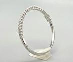 Zilveren slavenarmband met zirkonia's. 2025/679., Verzenden, Nieuw, Zilver, Zilver