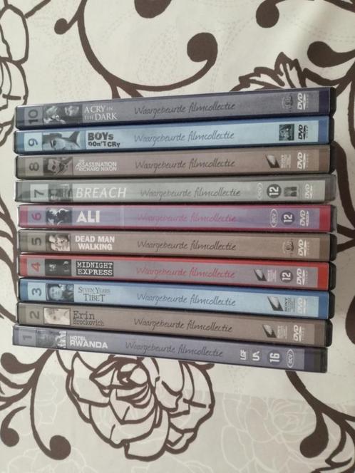 waargebeurde filmcollectie 10 DVD's, Cd's en Dvd's, Dvd's | Klassiekers, Zo goed als nieuw, Overige genres, Ophalen