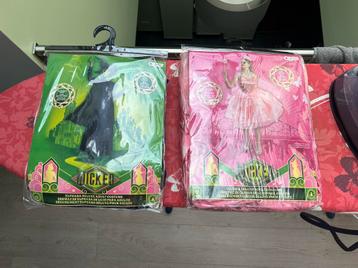 Wicked kostuums XL (ingepakt) voor Elphaba & Glinda beschikbaar voor biedingen