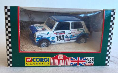 Mini Mania 1994 RAC rally British Gas Mini Corgi # 04424., Hobby en Vrije tijd, Modelauto's | Overige schalen, Zo goed als nieuw