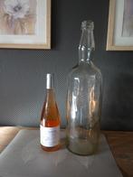 Zeer grote glazen fles 50 cm, Ophalen, Gebruikt, Glas, 50 tot 75 cm