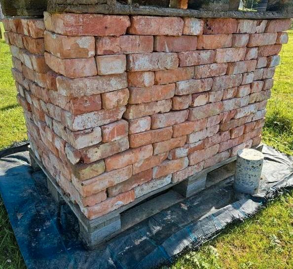 Oude Beerse klinker waalformaat van Vandemoortel Zarren, Doe-het-zelf en Bouw, Metselstenen, Zo goed als nieuw, Ophalen