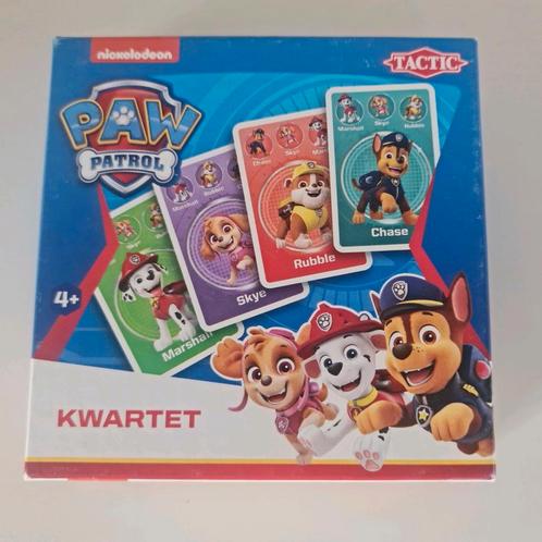 Gezelschapsspel : paw patrol kwartet, Hobby en Vrije tijd, Gezelschapsspellen | Kaartspellen, Zo goed als nieuw, Ophalen of Verzenden