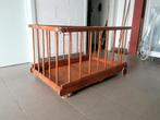Parc bébé vintage bois, Enfants & Bébés, Enlèvement, Utilisé, Rectangulaire, Roulettes
