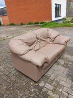 Zetel, Huis en Inrichting, Zetels | Zetels, Ophalen, Gebruikt, Lederen zetel, Tweepersoons