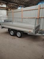 Remorque NEUVE doubles essieux 2m55 1m50 avec rehausses gril, Enlèvement