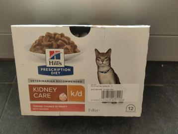Katteneten: Hill's kidney care k/d salmon (12*85g) beschikbaar voor biedingen
