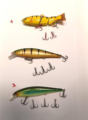KUNSTAAS: 3 LUCKY CRAFT POINTERS beschikbaar voor biedingen