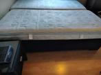 Boxspring, Huis en Inrichting, Slaapkamer | Boxsprings, Ophalen, Zwart, Tweepersoons, Zo goed als nieuw