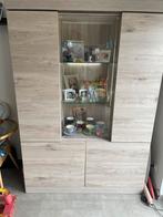 Buffetkast met verlichting, Ophalen, 100 tot 150 cm, Zo goed als nieuw, Modern