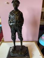 Brons fluitende jongen, Antiquités & Art, Antiquités | Bronze & Cuivre, Enlèvement, Bronze