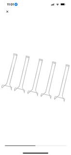 Ikea glazen rek 5stuks, Ophalen, Zo goed als nieuw