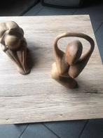 2 statuettes en bois