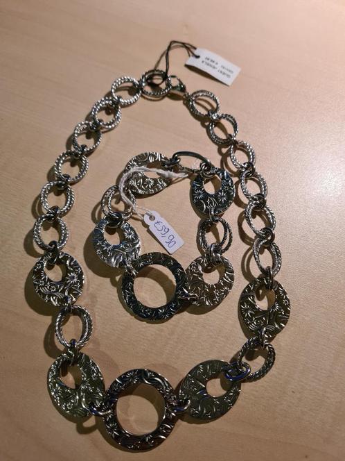 Stalen halsketting & armband - verschillende modellen, Handtassen en Accessoires, Kettingen, Nieuw, Overige materialen, Ophalen of Verzenden