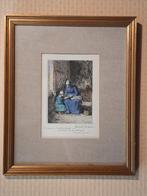 Marcel Jacque, ets naar Millet, 29x35cm, Ophalen of Verzenden