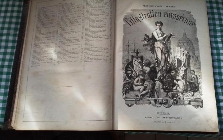 L’ILLUSTRATION EUROPÉENNE, 1ste jaargang, 1870, Antiek en Kunst, Antiek | Boeken en Manuscripten, Ophalen of Verzenden