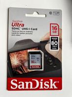 Sandisk SDHC Ultra 16,0 Go 80 Mo/s CL10