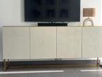 Beige/gouden buffet kast Maison Du Monde, Huis en Inrichting, Kasten | Dressoirs, Ophalen, Zo goed als nieuw