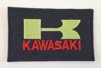 Kawasaki strijkplaatje patch - 80 x 50 mm, Nieuw