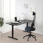 Bureau motorisé - IKEA BEKANT assis/debout, 160 x 80, Maison & Meubles, Bureaux, Enlèvement, Réglable en hauteur, Comme neuf, Bureau debout