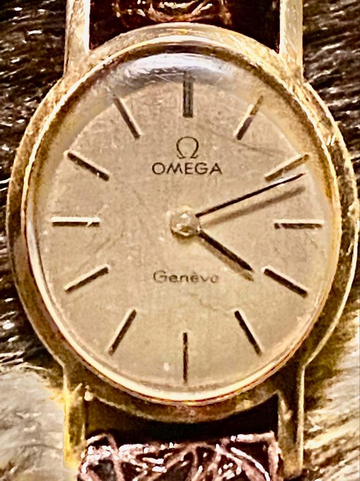 Omega opwind Calibre  625 Dames, Handtassen en Accessoires, Horloges | Dames, Zo goed als nieuw, Goud, Verzenden