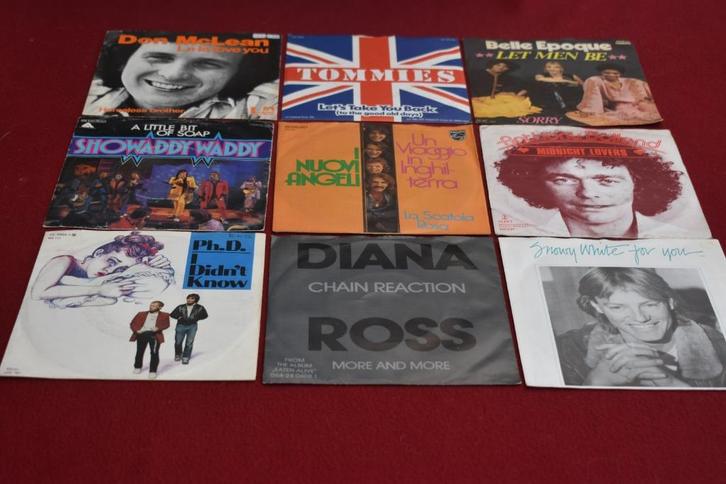 vintage45t's, snuffel in het aanbod, Cd's en Dvd's, Vinyl | Pop, Zo goed als nieuw, 1960 tot 1980, Overige formaten, Ophalen of Verzenden