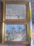 Reproduction de 2 tableaux de Maurice Utrillo, Antiek en Kunst, Ophalen of Verzenden