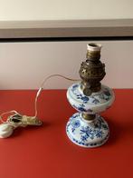 Staanlamp Delfs blauw, Antiquités & Art, Antiquités | Céramique & Poterie, Enlèvement