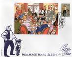 Année 2002 : FDC 3144 et 3145 du bloc 100 - Hommage à Marc S, Ophalen