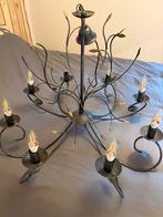 Grand luminaire en fer forgé ( 8 lampes ), Maison & Meubles, Lampes | Lustres, Enlèvement, Comme neuf