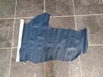 0.5 vierkante meter dun blauw leder - lot 14, Hobby en Vrije tijd, Naaien en Fournituren, Ophalen of Verzenden, Zo goed als nieuw
