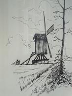 L'ancien moulin (démoli) de DUISBURG Huldenberg, Tervuren, Antiquités & Art, Enlèvement ou Envoi