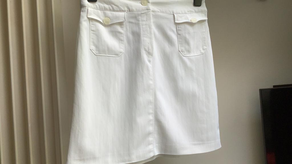 Jupe stretch blanche neige. Taille 40, Taille 38/40 (M), Enlèvement ou Envoi, New coordinates, Comme neuf